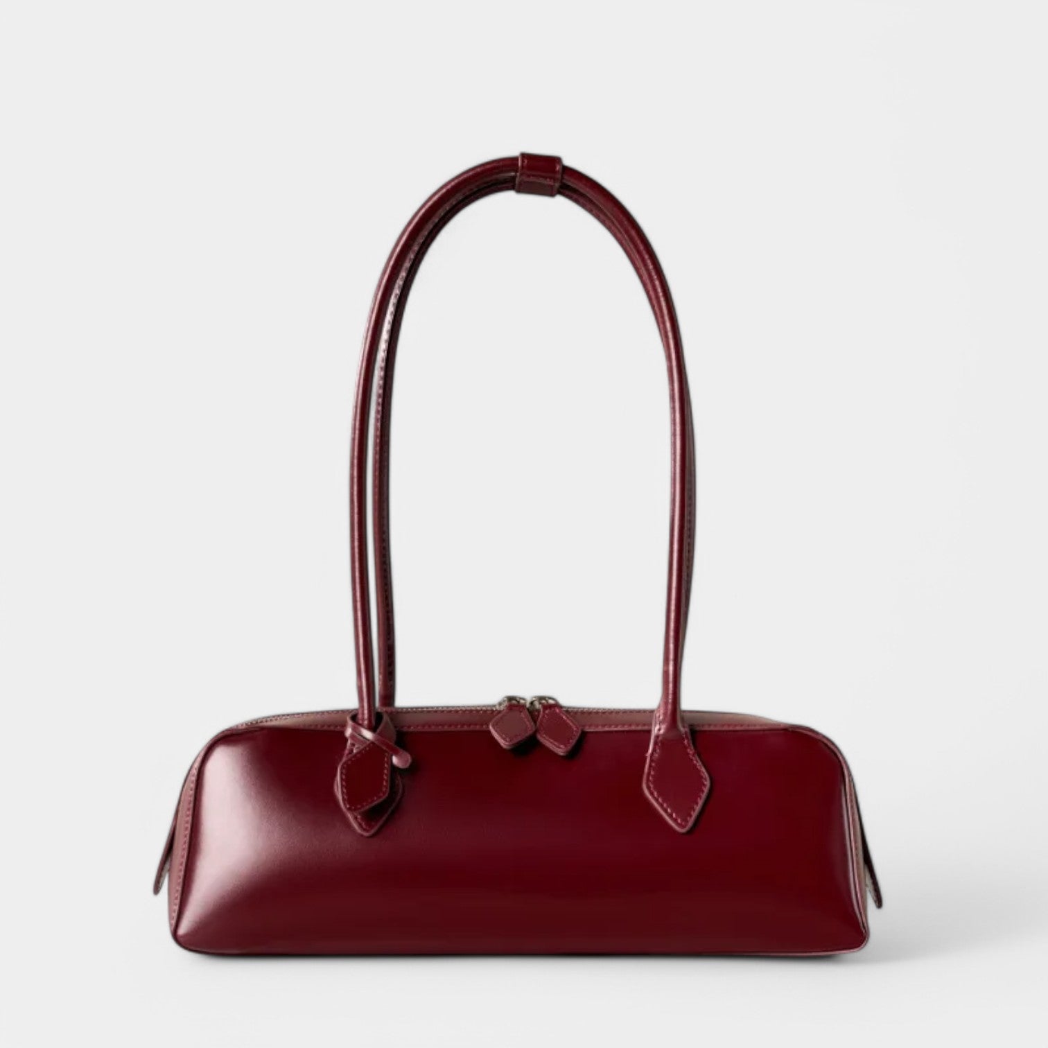Daisy Luxury Leather Baguette Bag
